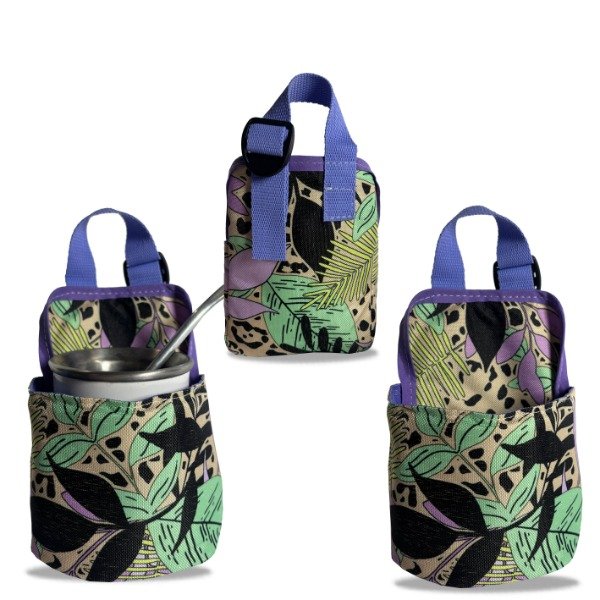 Producto - Porta Mate Leopardo y Hojas