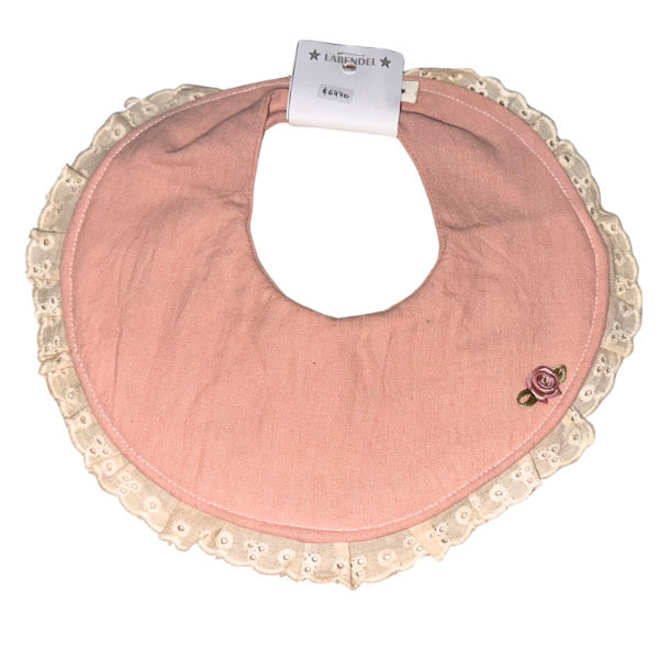 Producto - Babero rosa florcita