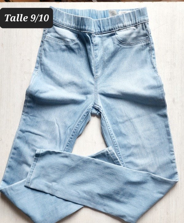 Producto - Legging HyM jean talle 9/10 celeste
