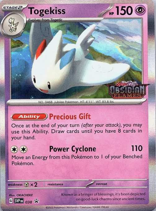 Producto - Togekiss (038) (Stamped) [Scarlet and Violet: Black Star Promos]