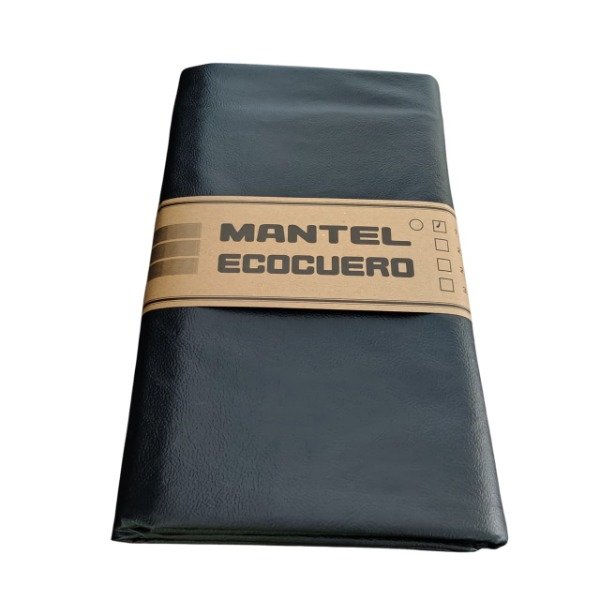 Producto - Mantel ecocuero cuadrado negro