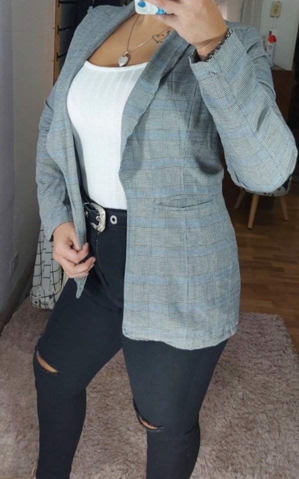 Producto - Blazer cuadrille forrado