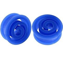 Producto - Expansor de Silicona Azul Espiral