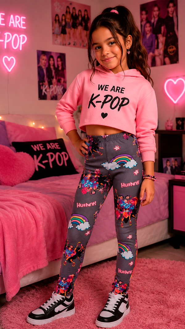 Producto - Calzas Termica Guerreras kpop Gris