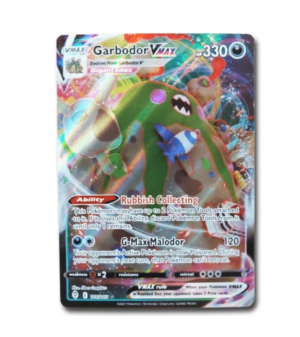 Producto - Carta Pokémon - Garbodor VMAX 101/203 - Evolving Skies