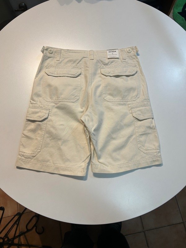 Producto - Bermuda Cargo White Cotton On (40)