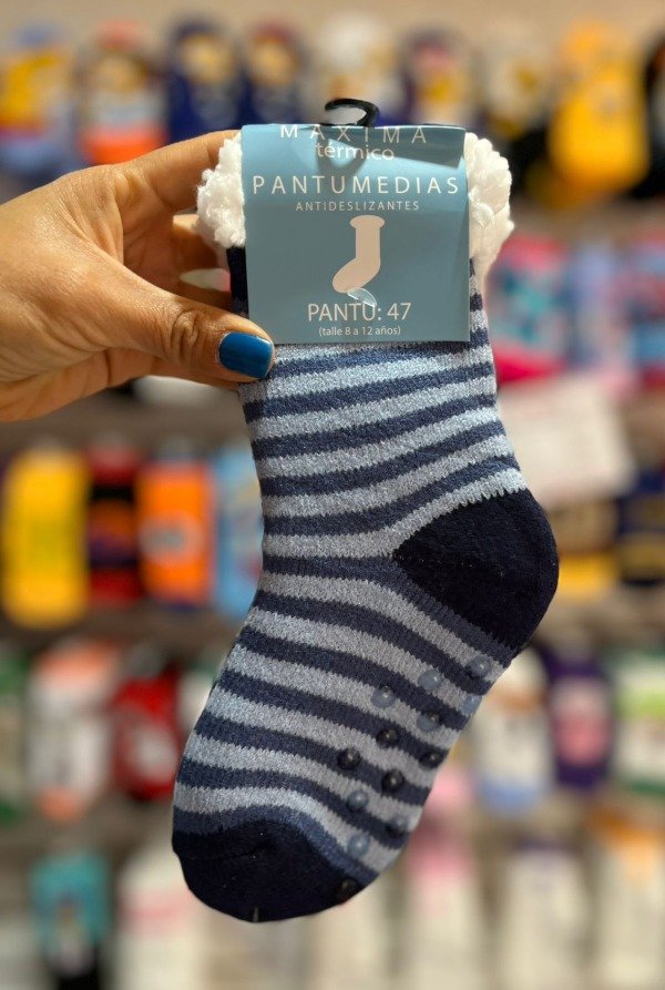 Producto - Pantumedias infantil rayas celeste