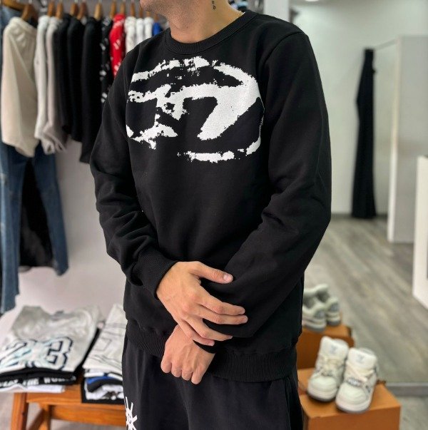 Producto - Buzo diesel logo gris