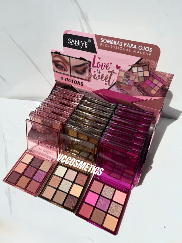 Producto - Paleta de sombras Love saniye