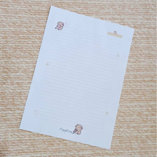 Producto - Papel carta Capybara