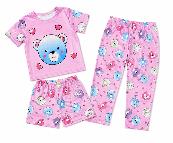 Producto - PIJAMA 3 PIEZAS NIÑA ALGODÓN - 2