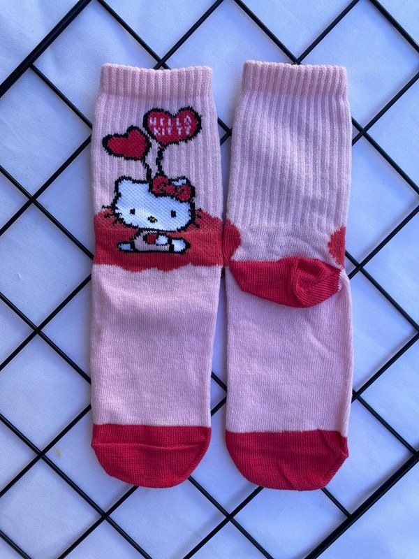 Producto - Medias 3/4 infantiles, kitty rosa