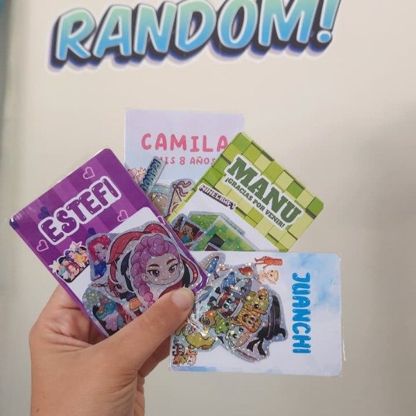 Producto - Plancha de stickers holográficos x10