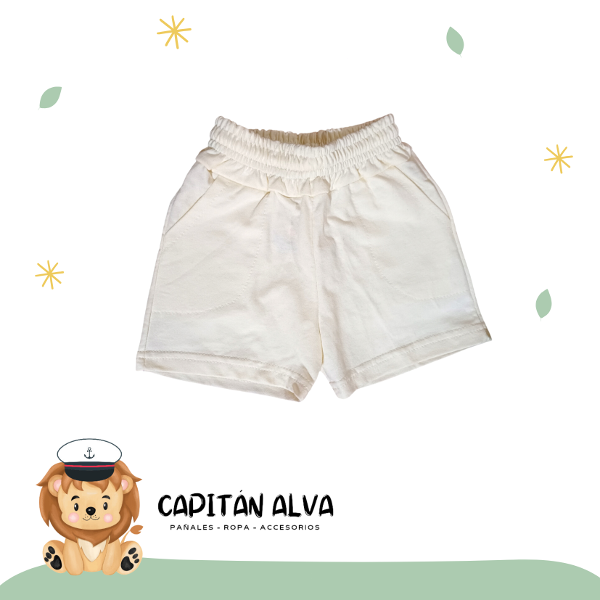 Producto - Short de algodón rústico - talles 4 al 14