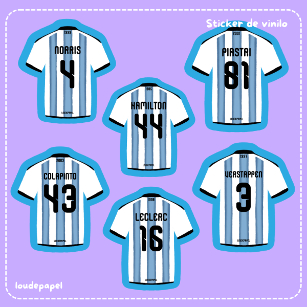 Producto - Camiseta Argentina x F1