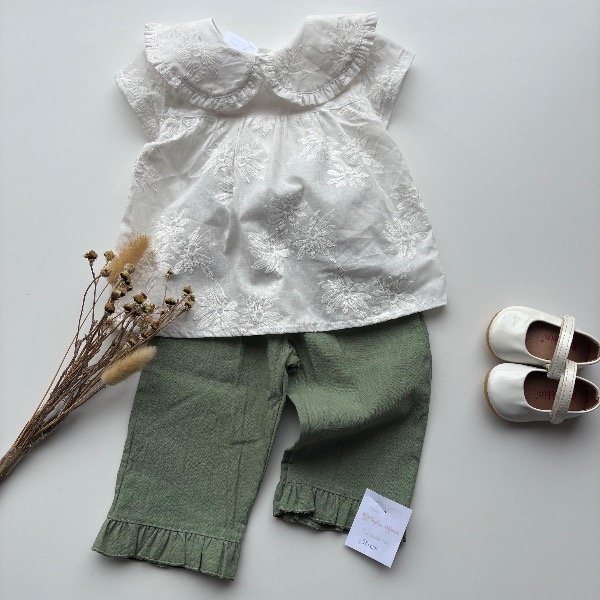 Producto - Pantaloncito Juana VERDE línea bebas hasta 3 años - 1
