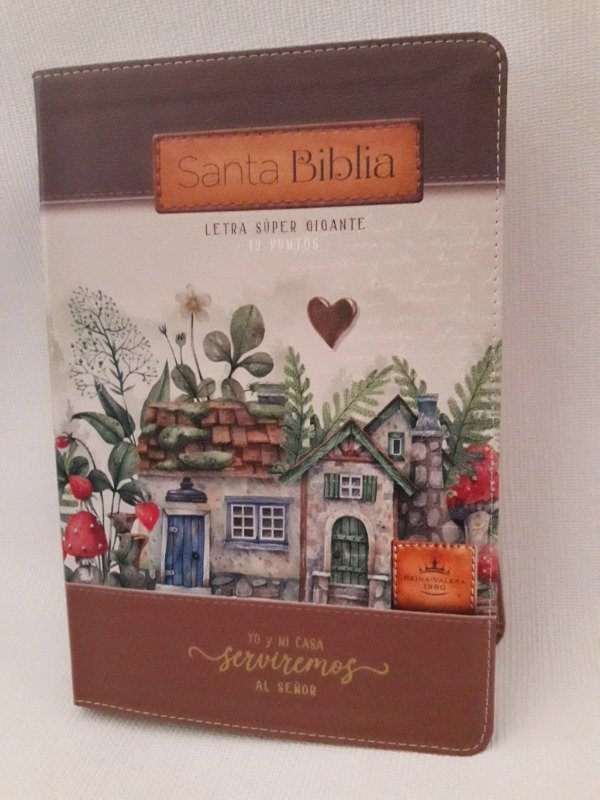 Producto - BIBLIA LETRAS GIGANTES YO y MI CASA SERVIREMOS