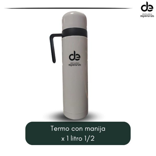 Producto - Termo blanco x 1 litro y medio Distribuidora Esperanza