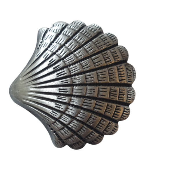 Producto - Hebilla Almeja plateada oscura