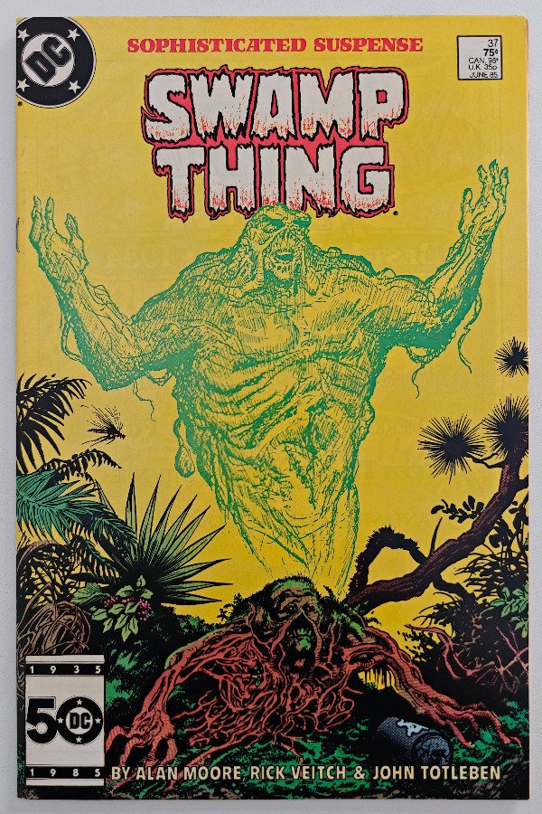 Producto - Swamp Thing #37 (1985) - Icónico número con la 1ra aparición de John Constantine