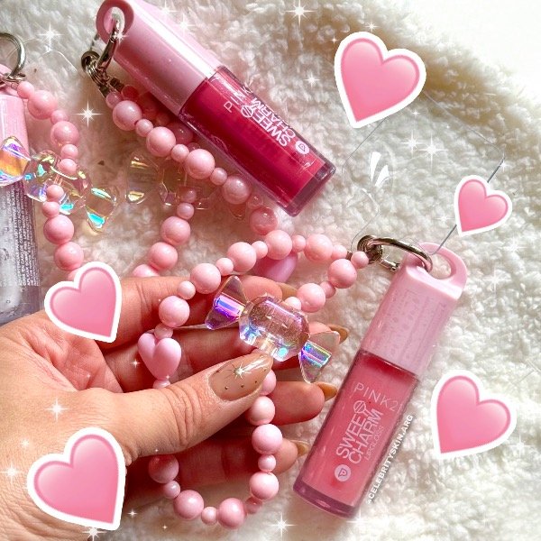 Producto - GLOSS CON CHARM PARA CELULAR CARAMELITO PINK21 X 3 UNIDADES