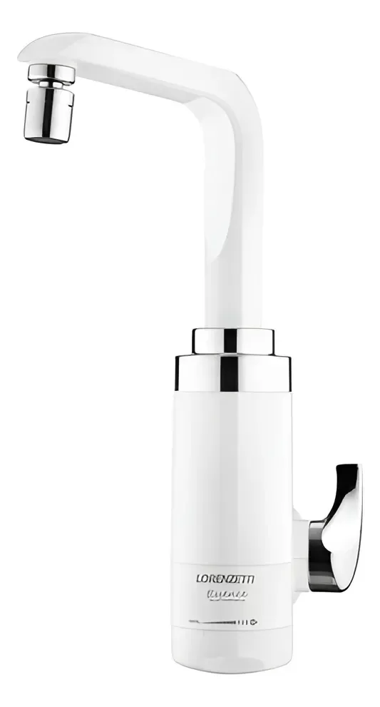 Producto - Canilla Electrónica Lorenzetti Essence Cromada 5500w Grifo Blanco