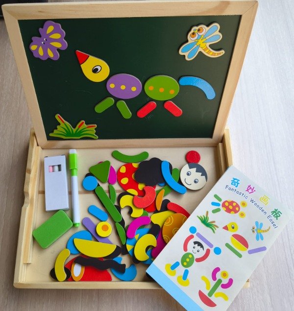 Producto - Pizarra Didáctica Magnética (figuras geométricas)