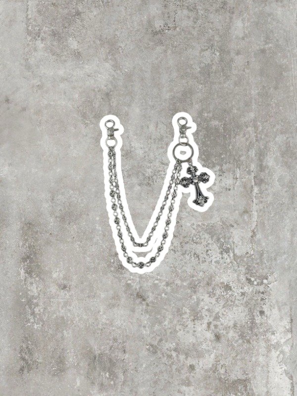 Producto - jean chain chrome hearts cruz blanca