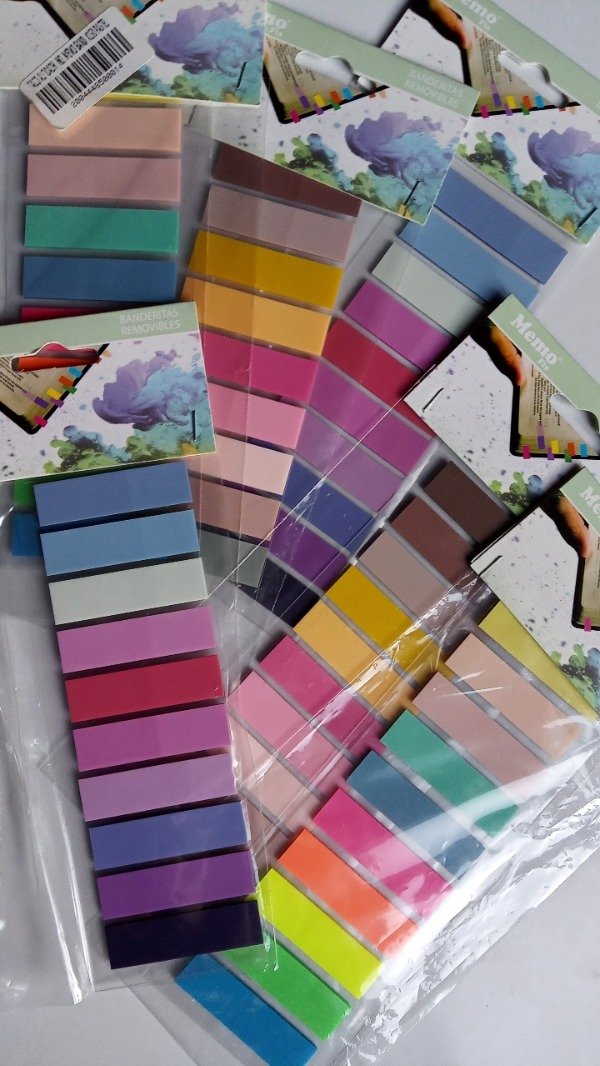 Producto - Banderitas x10 Colores - Memofix