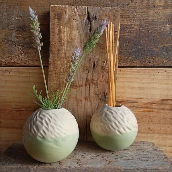 Producto - Florerito / Difusor - Natural y Verde