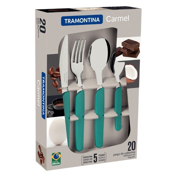 Producto - TRAMONTINA JGO CUBIERTO 20PCS CARMEL(23499/081)VER