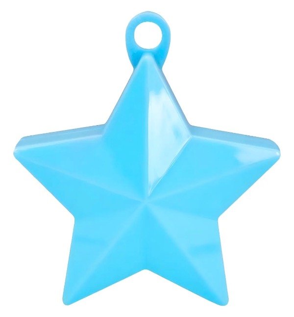Producto - PESA ANCLAJE PARA GLOBOS CON HELIO ESTRELLA CELESTE