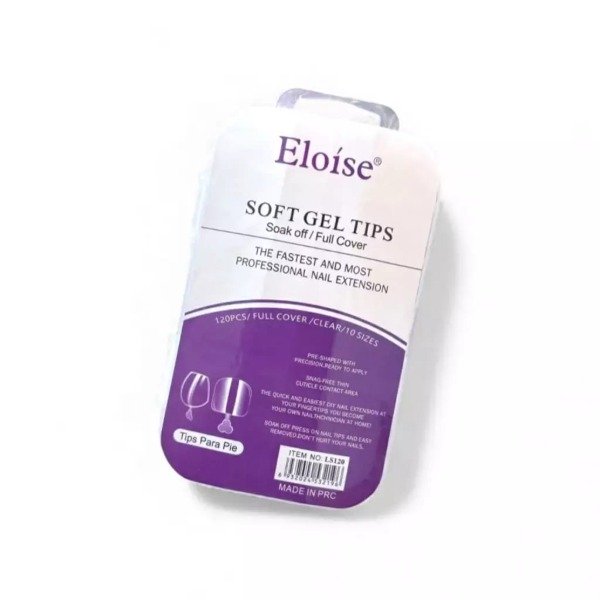 Producto - TIPS SOFT GEL PARA PIES x120PCS ELOISE