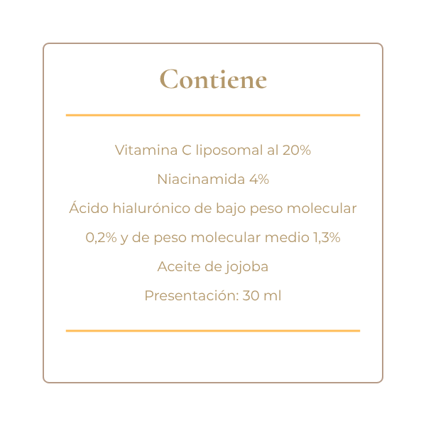 Producto - Serum Vitamina C  Niacinamida  y Acido Hialuronico - 3