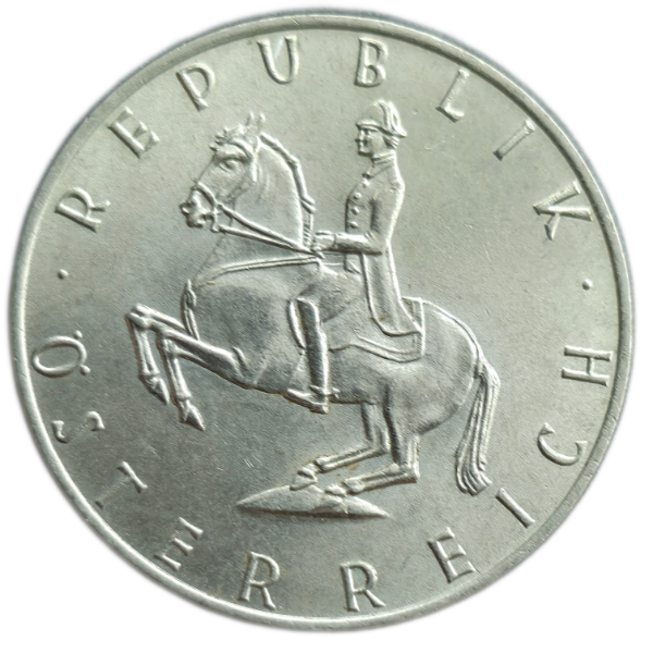 Producto - Austria 5 Shillings 1978 Semental lipizzano con jinete Km#2889a XF