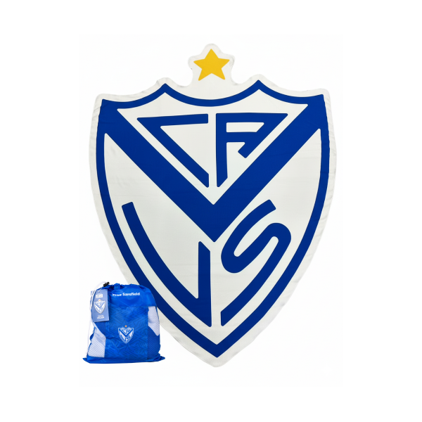 Producto - Toallón Vélez Sarfield Escudo con mochila