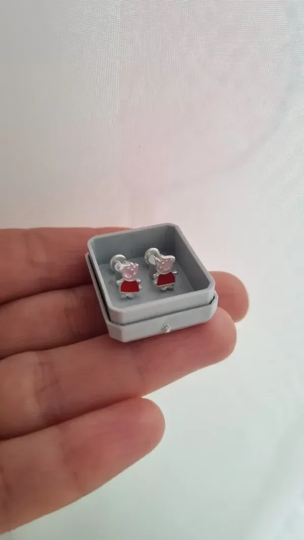 Producto - Abridores pepas pig  plata 925