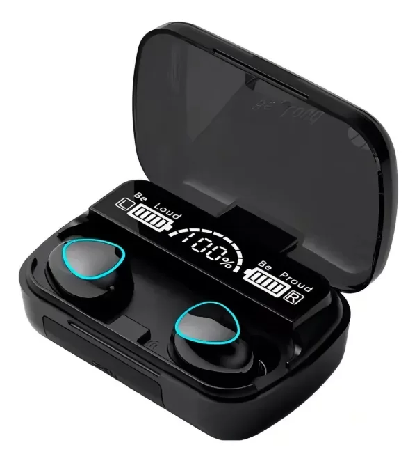 Producto - Auriculares M10 Pro Hi Fi Power Bank Color Negro Luz Blanco
