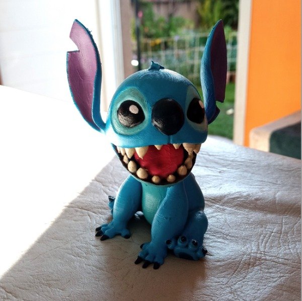 Producto - Figura De Stitch Pintada A Mano Adorno Decoración Impreso 3d
