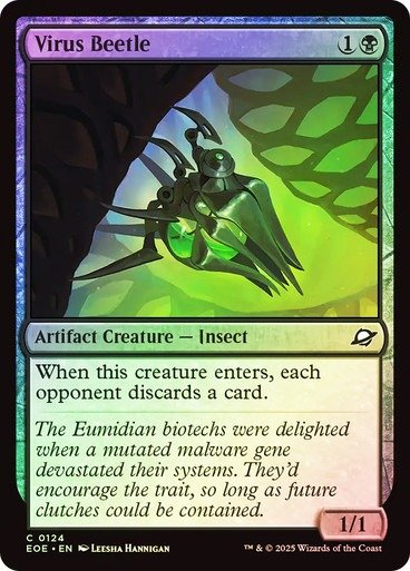 Producto - Virus Beetle Foil  Edge of Eternities