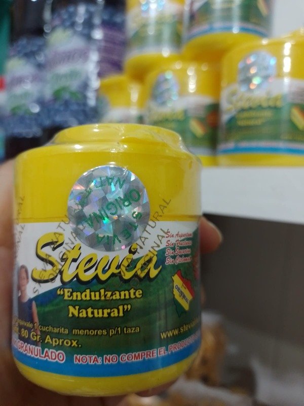 Producto - Stevia natural cristalizada x80grs