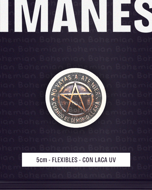 Producto - Iman NO VAYAS A ATENDER, LALI con LACA UV - Lali