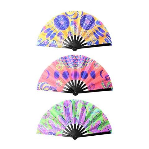 Producto - ABANICO DE TELA ESTAMPADO 68X26CM X UNIDAD MODELOS SURTIDOS SKORA