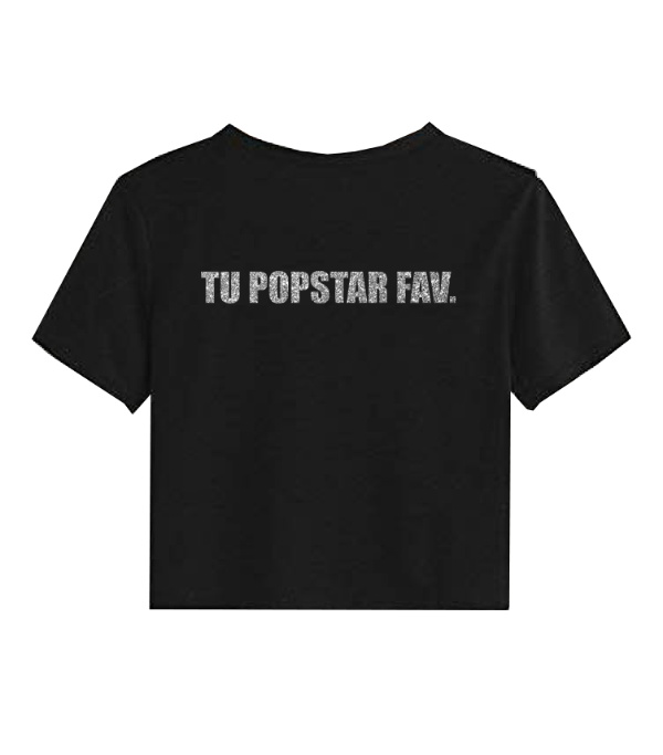 Producto - Baby tee glitter Lali Tu popstar fav