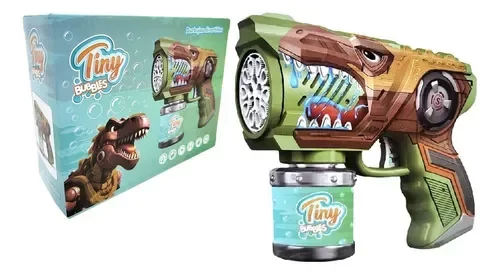 Producto - BURBUJERO PISTOLA A PILA EN CAJA - DINOSAURIO