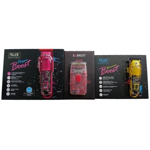 Producto - Combo maquina de corte, patillera Filler, y afeitadora Everest
