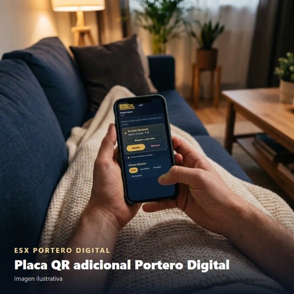 Producto - Placa QR adicional Portero Digital - 1