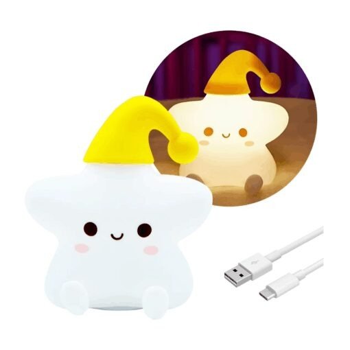 Producto - Lampara velador silicona Estrella RGB