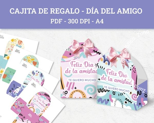 Producto - Cajita de regalo - Día del Amigo