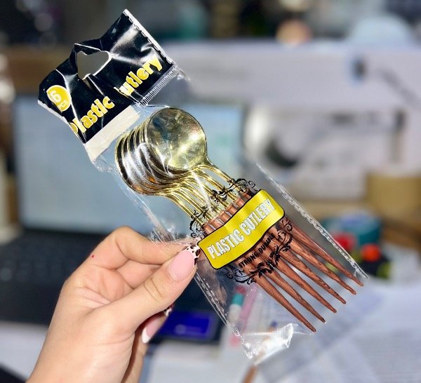 Producto - Set de 6 cucharitas plásticas para cumpleaños